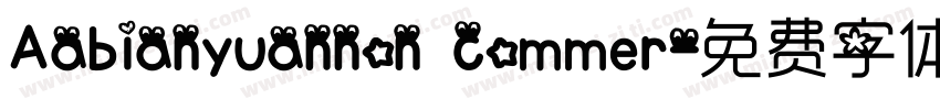 Aabianyuannon commer字体转换